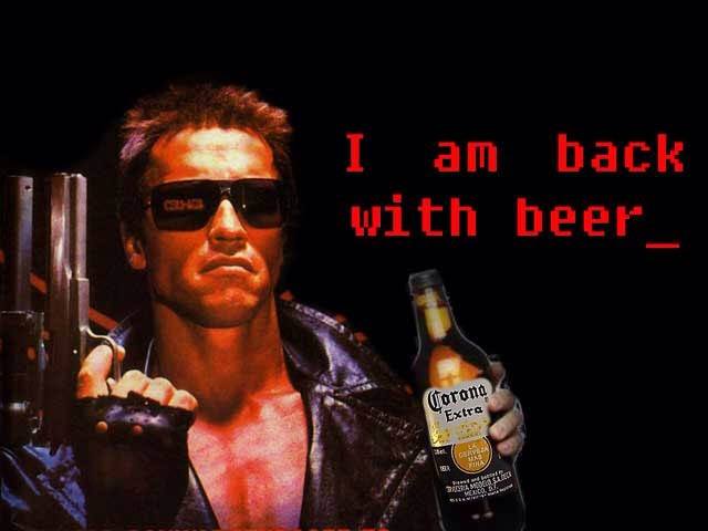 вернусь с пивом